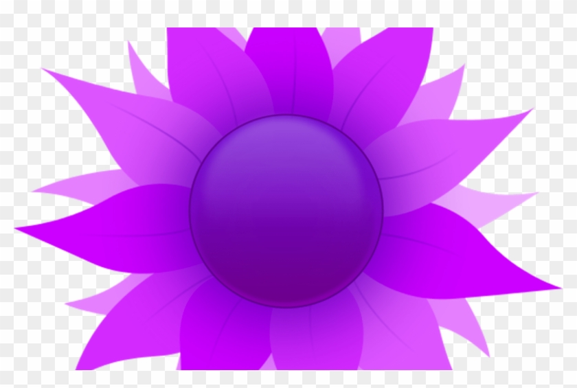 Free Purple Sunflower Cliparts, Download Free Clip - Circle - Png Download