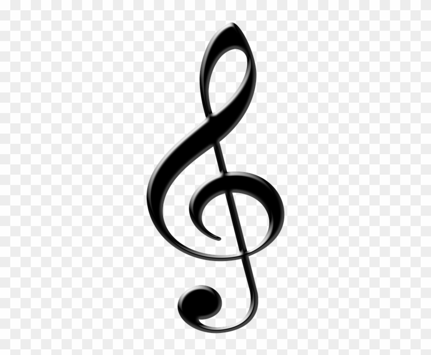 G Clef Note Clipart #1338424