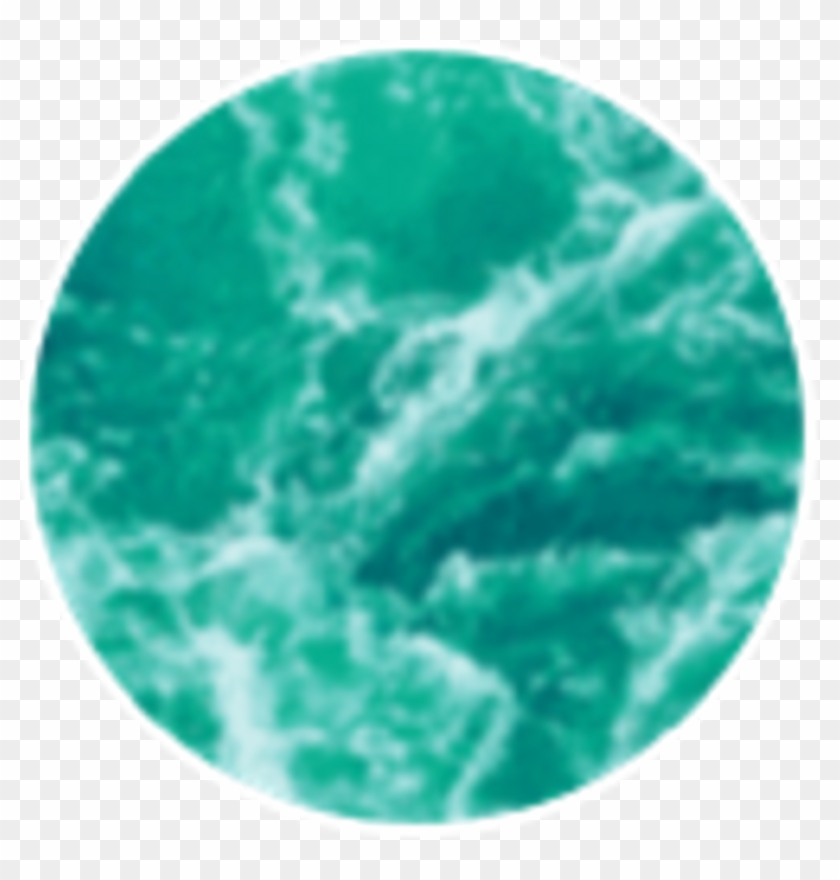 Ocean Blur Marble Circle Freetoedit - Ocean Circle Transparent Background Clipart #1338672