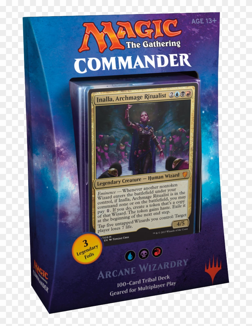 Magic The Gathering - Commander Mtg 2017 Decks Clipart