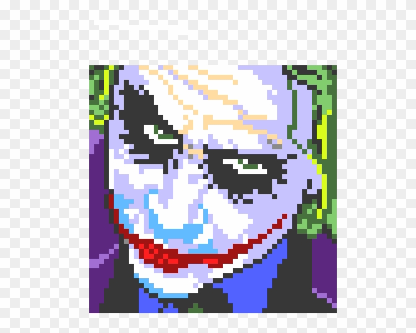 Joker - Hard Pixel Art Templates Clipart #1338731