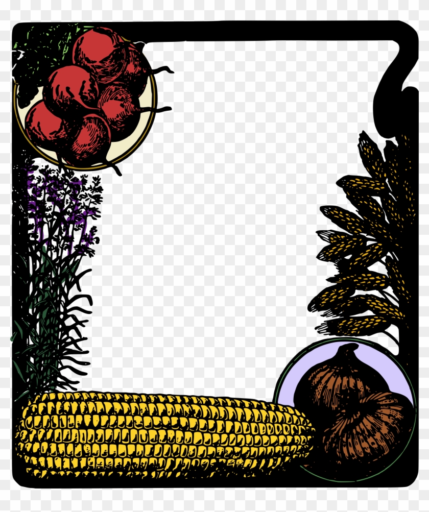 This Free Icons Png Design Of Veggies Frame Clipart #1338761