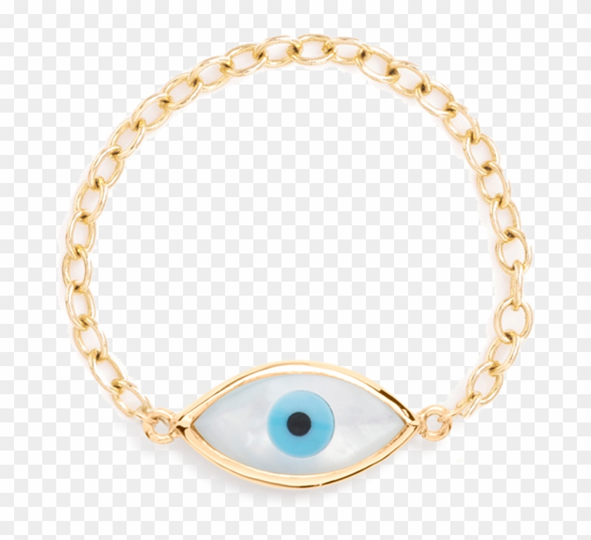 M Ring Evileye Gchain2 - Bracelet Clipart