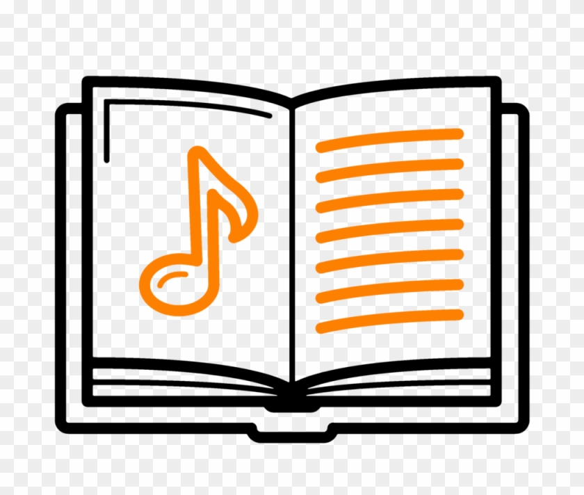 Music Book Image Black And White Stock Rr Collections - Music Book Clip Art - Png Download #1339617