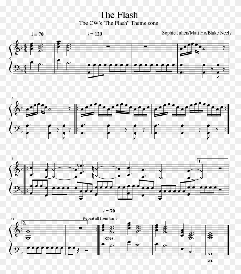 Flash Theme Song Piano Letters Clipart