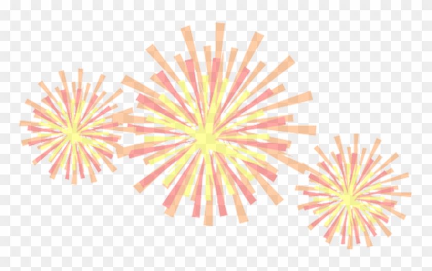 Fireworks Animation Clip Art Golden Transprent Ⓒ - Transparent Background Firecrackers Gif - Png Download