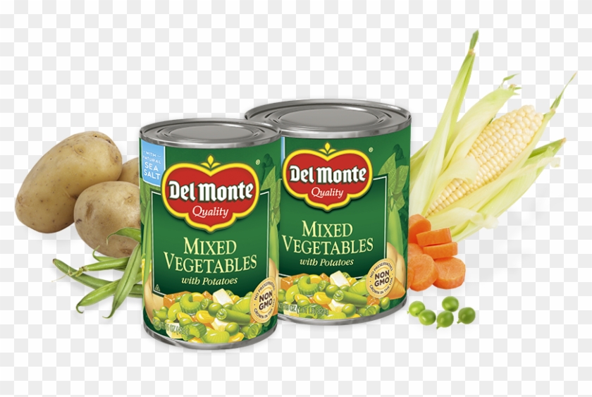 15oz, 29oz - Mixed Vegetables With Potatoes Clipart
