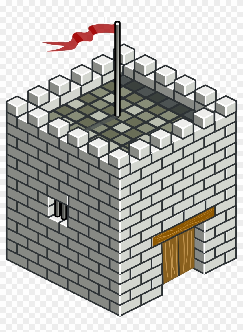 This Free Icons Png Design Of Isometric Tower Clipart #1340397