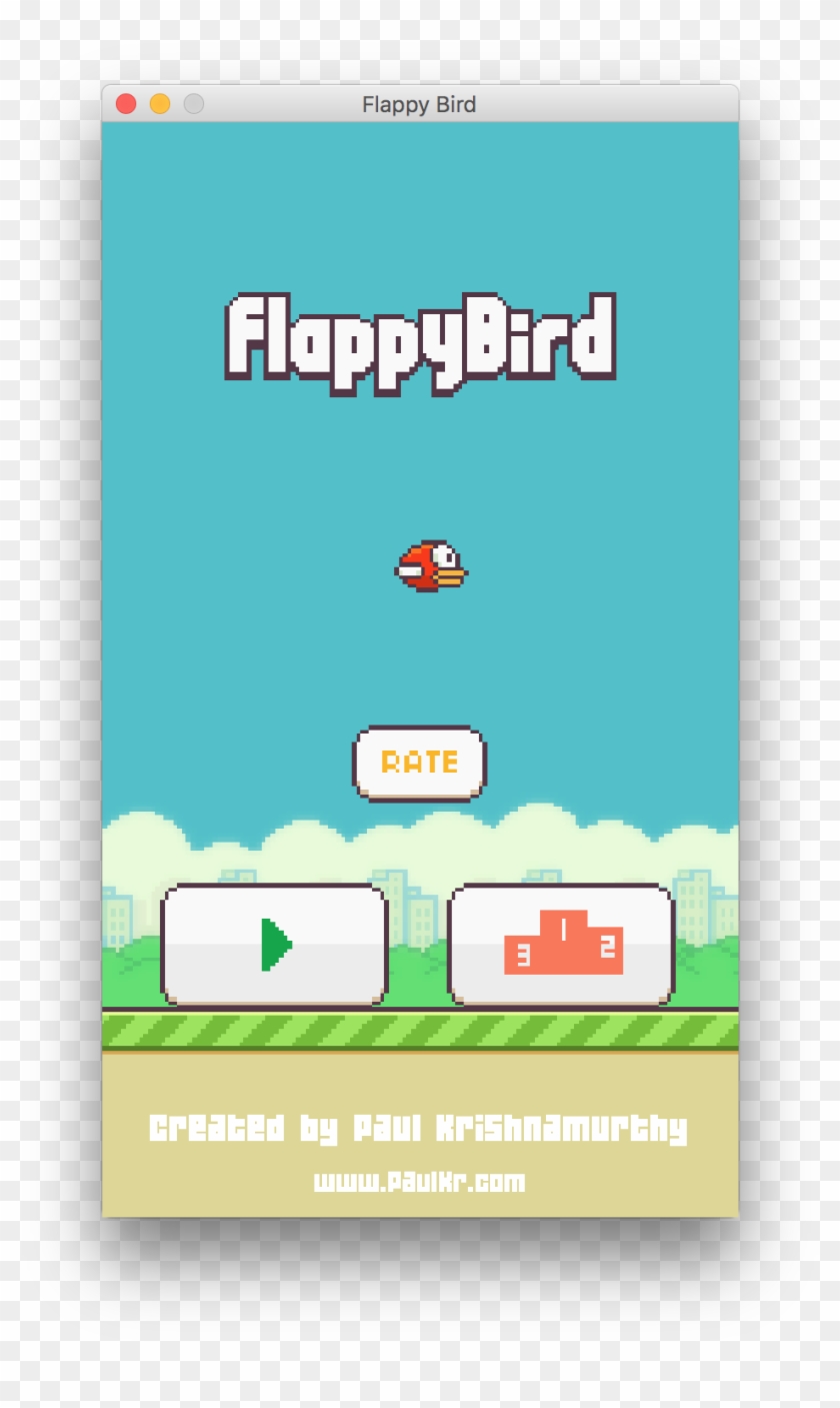 Build & Run - Flappy Bird Home Screen Clipart