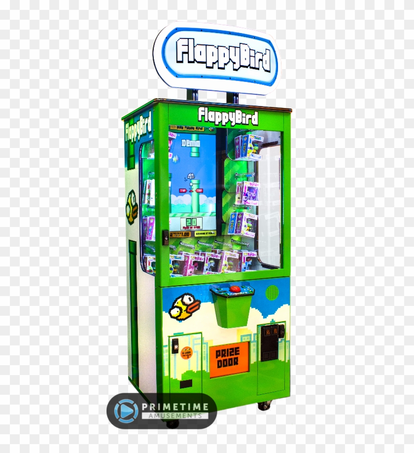 Flappy Bird Merchandiser By Bay Tek Games - Flappy Bird Arcade Game Clipart