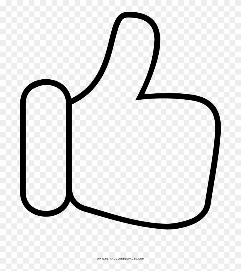 Dibujo De Me Gusta Para Colorear - Me Gusta Para Dibujar Clipart