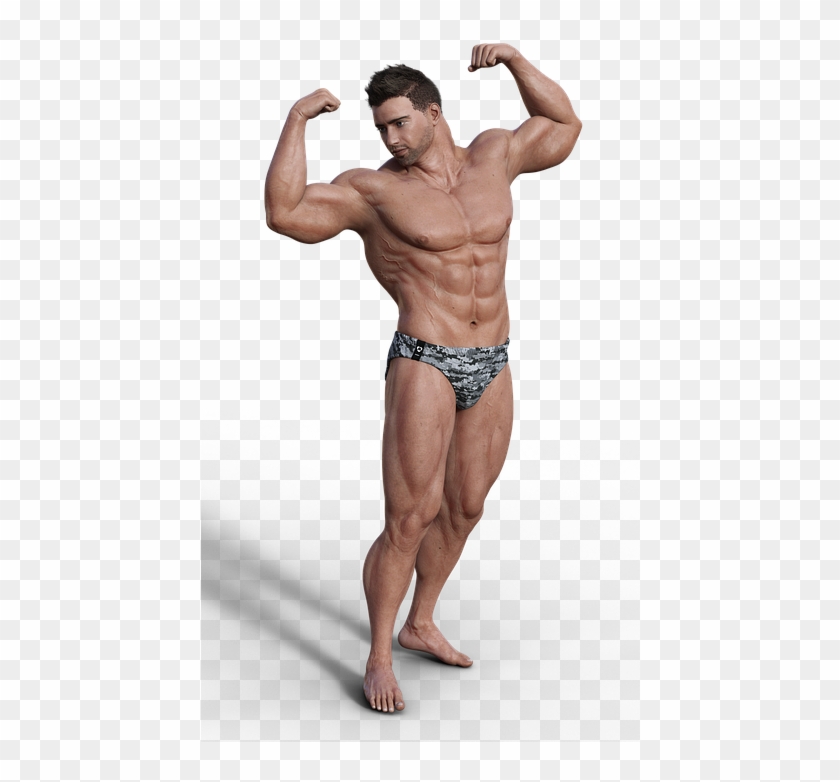 Transparent Muscular Body Clipart #1341627