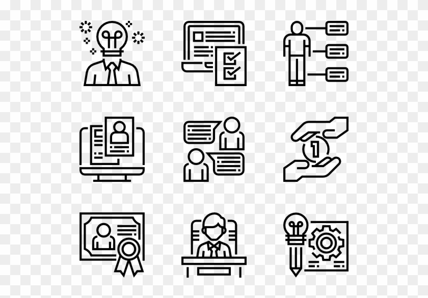 Job Resume - Corruption Icons Clipart