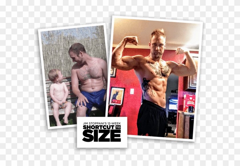 Brent Gained 25lbs Of Muscle And Lost 10% Body Fat - Bodybuilding Clipart