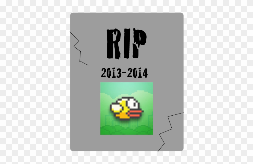 Flappy Bird Tombstone - Flappy Bird Clipart