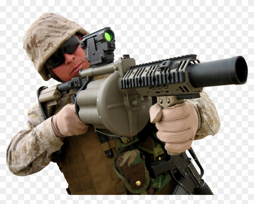 Personpsb Battle - Grenade Launcher Clipart