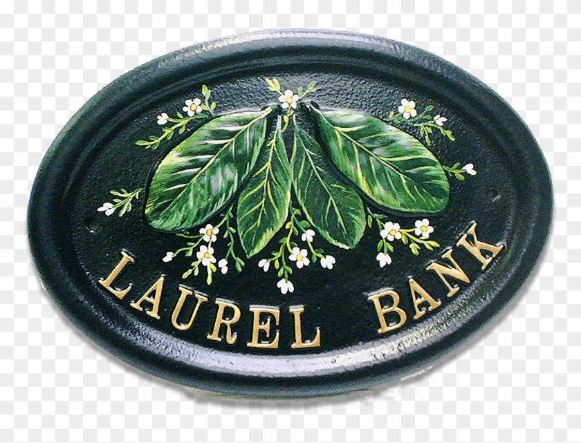 Laurel Leaves House Sign - Tea Plant Clipart #1342327