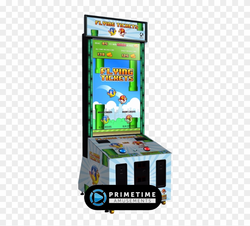 Flappy Bird Style - Flying Tickets Arcade Game Clipart #1342392