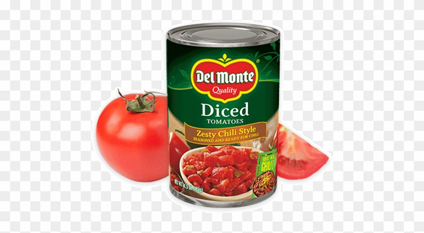 Diced Zesty Chili Page Image - Del Monte Zesty Chili Style Tomatoes Clipart #1342483