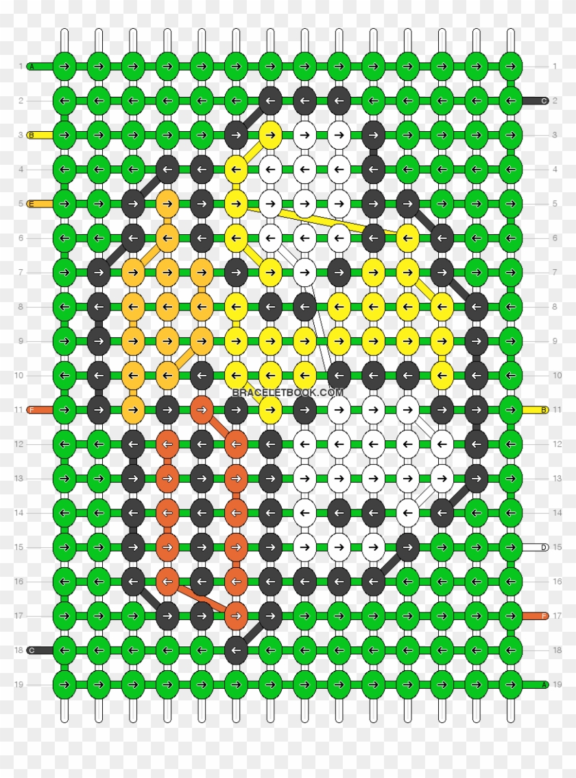 Flappy Bird Friendship Bracelet Pattern Number - Alhambra Palace Clipart #1342484