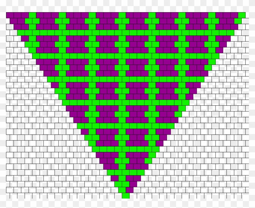 Grid Kandana Bead Pattern - Brickwork Clipart #1342512