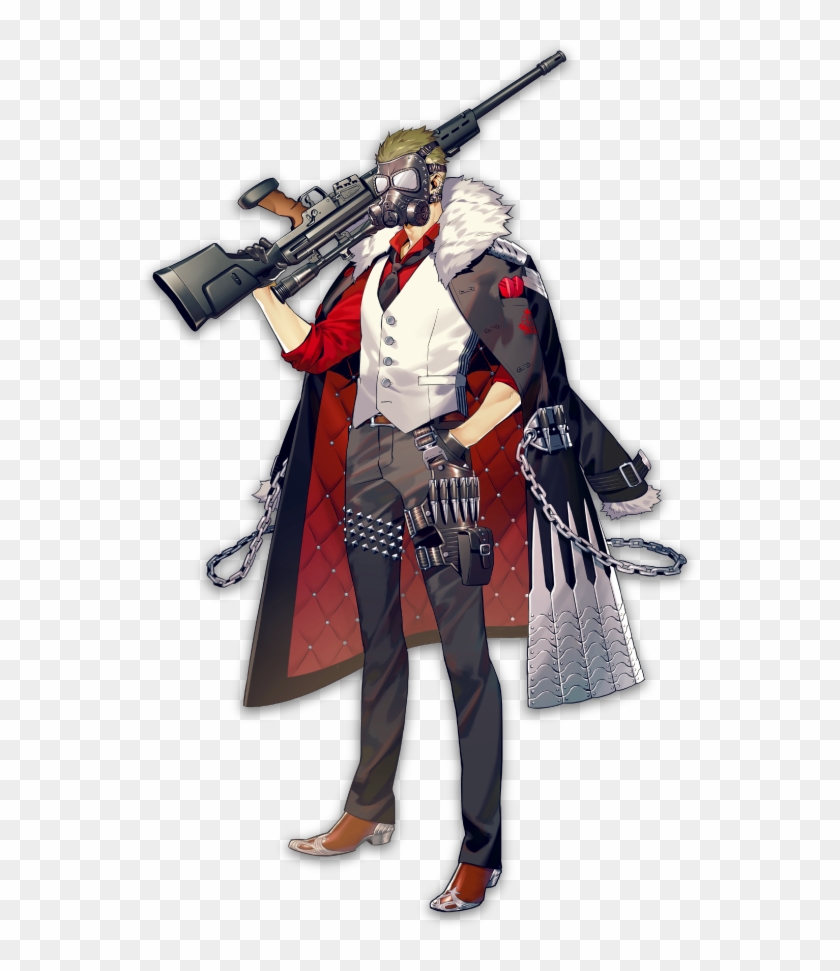 Gloves Cartridge Chains Coat Dress Shirt Eins Full - Airsoft Gun Clipart #1342686