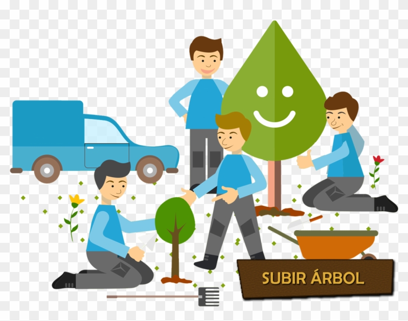 Desde Esta Web Apostamos Por Un Mundo Mejor Y Emprendemos - Planta Un Arbol Png Clipart #1342695