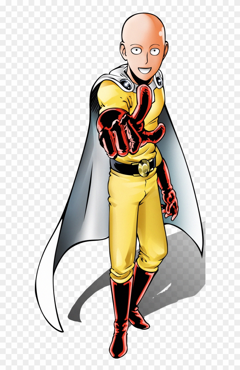 599 X 1216 1 - One Punch Man Png Clipart #1343297