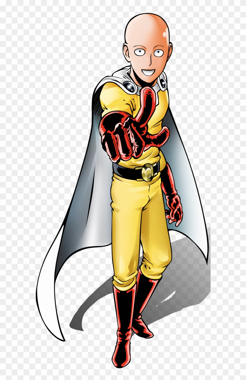 599 X 1216 1 - One Punch Man Png Clipart