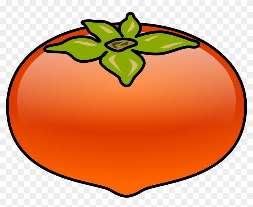 Tomato Red Vegetable - Kaki Clipart - Png Download