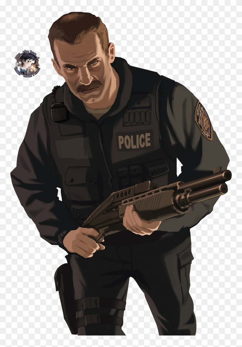 Epic Police , Png Download - Gta 5 Полицейский Png Clipart #1343590