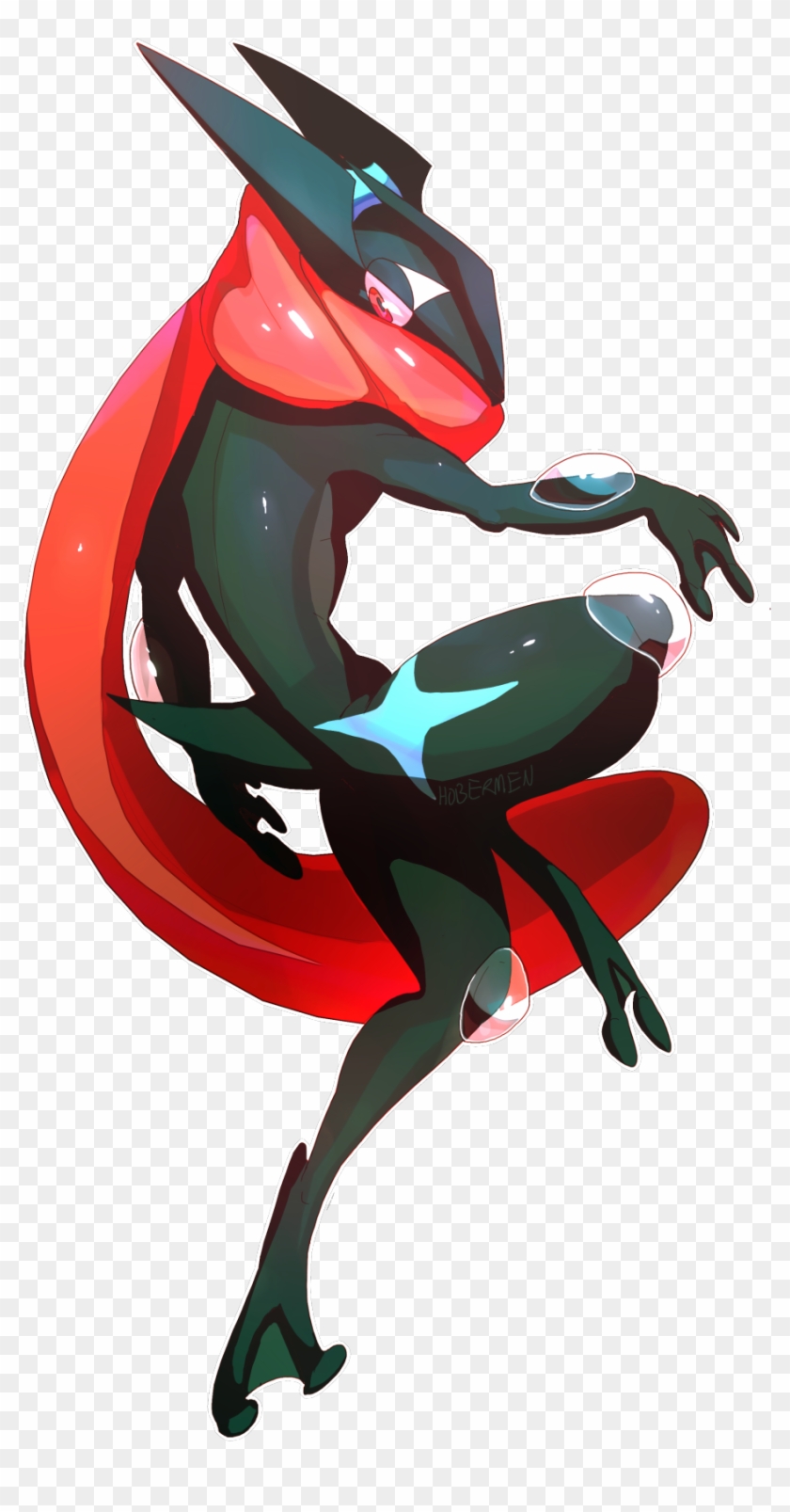 Greninja - Shiny Greninja Art Clipart #1343879