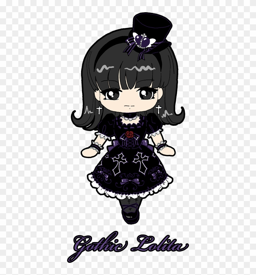 Gothic Lolita Png - Transparent Gothic Lolita Clipart #1344109