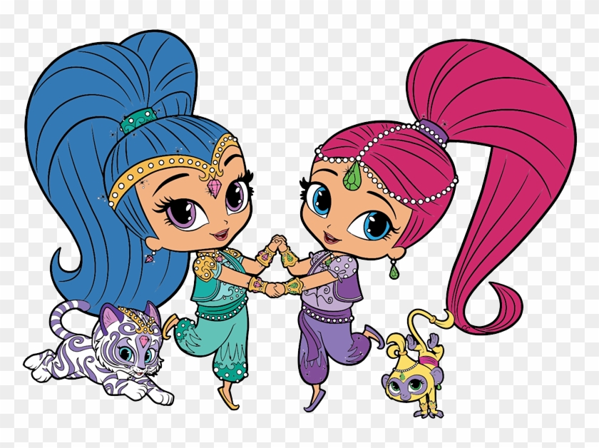 Shimmer And Shine Png Images - Draw Shimmer And Shine Clipart