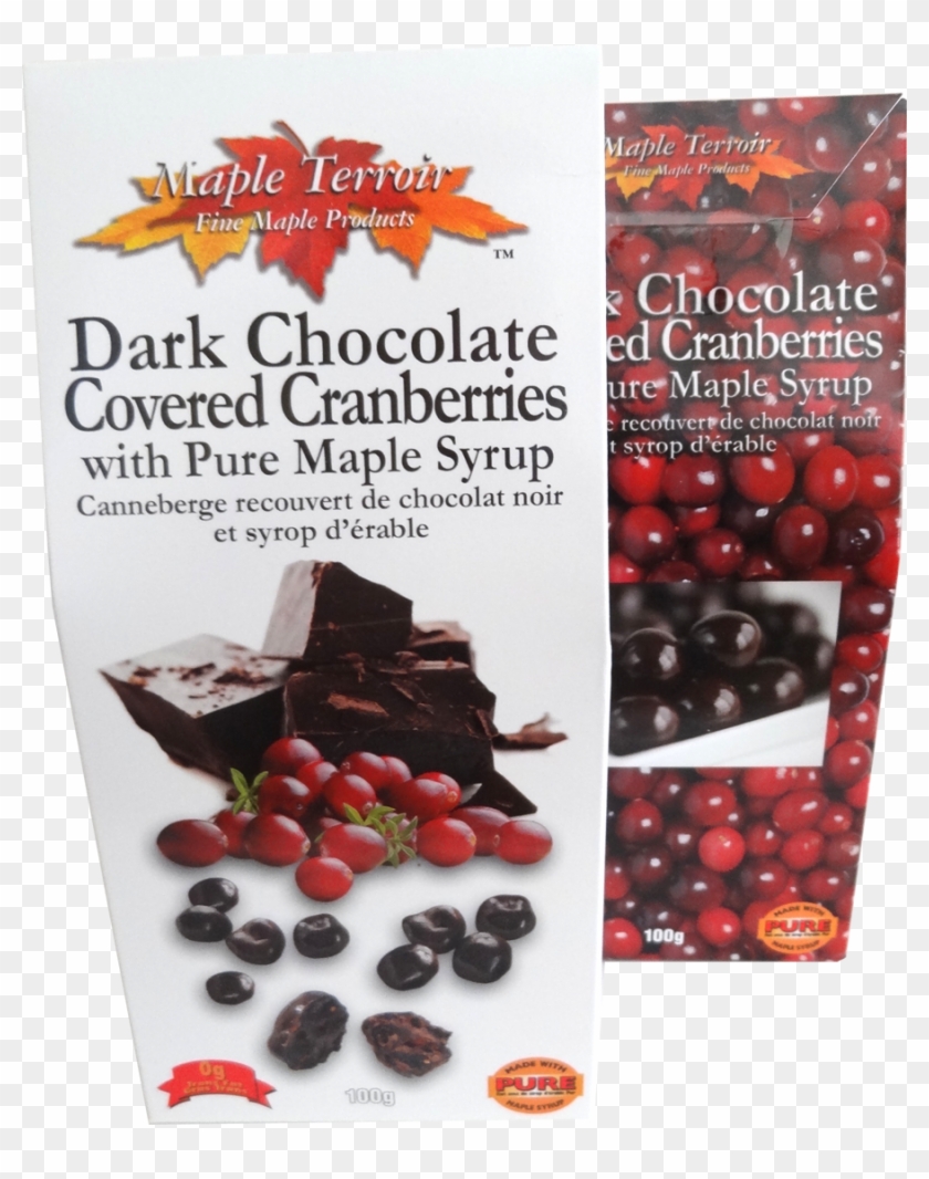 Dark Chocolate Covered Cranberry & Canadian Maple Syrup Clipart #1344466