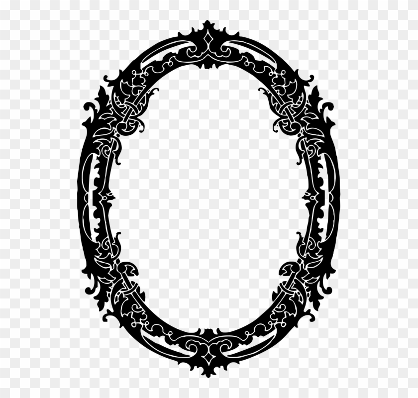 Oval Picture Frame Clip Art - Png Download