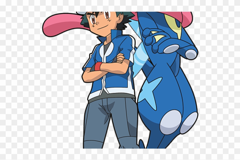 Pokemon Clipart Greninja - Ash And Ash Greninja - Png Download