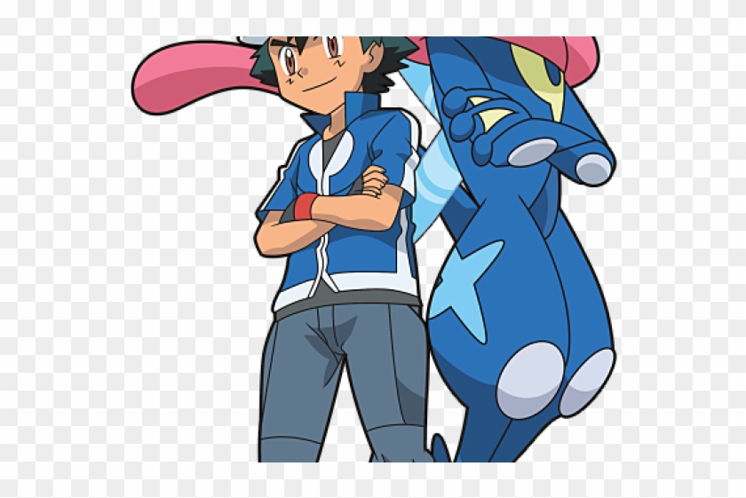 Pokemon Clipart Greninja - Ash And Ash Greninja - Png Download #1345274