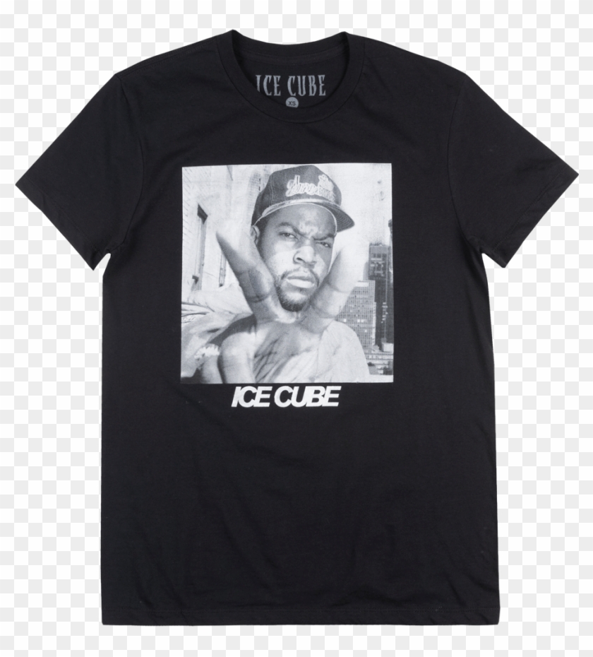 Ice Cube West Coast Rapper T-shirt Mens Hip Hop Music - T Shirt Clipart #1345553