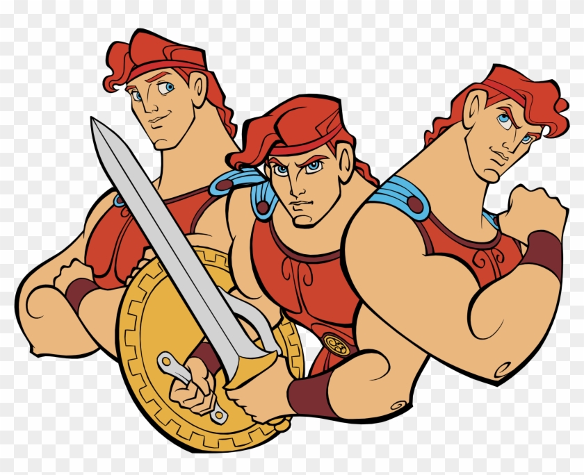 Hercules Logo Png Transparent - Hercules Disney Vector Clipart #1345787