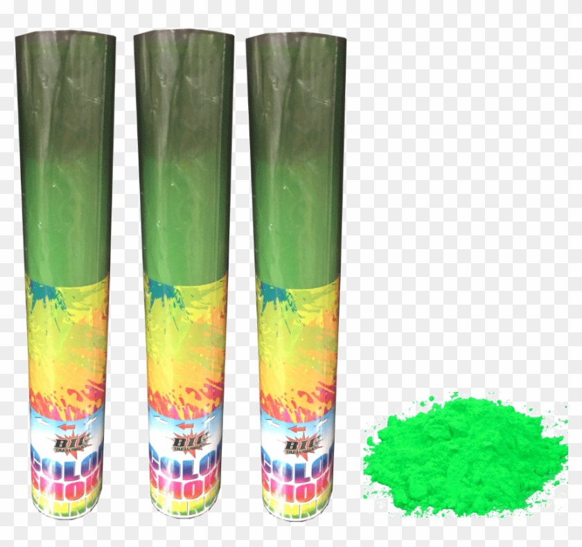 Green Smoke Cannons Large 8 1 - Color Smoke Cannon Clipart #1346017