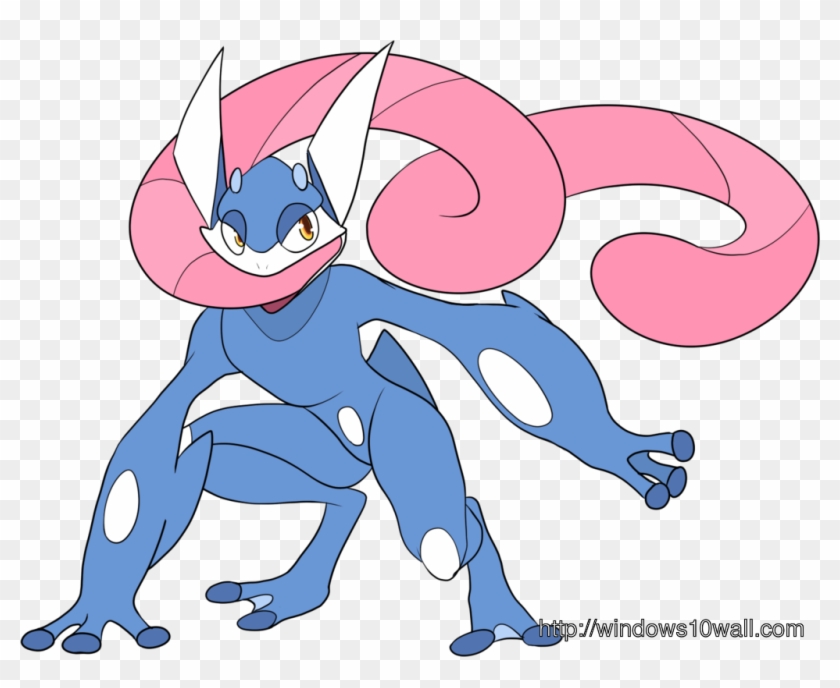 Greninja Hd Background Wallpaper - Cartoon Clipart