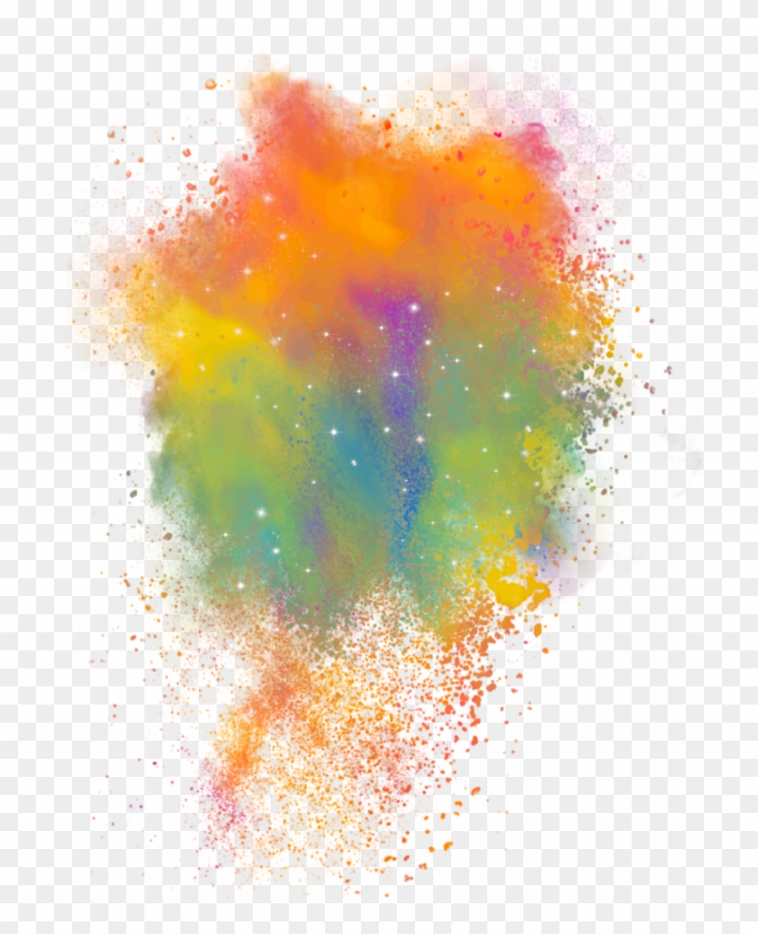 #powder #smoke #color #party #powderexplosion #powdercolor - Colour Spread Clipart