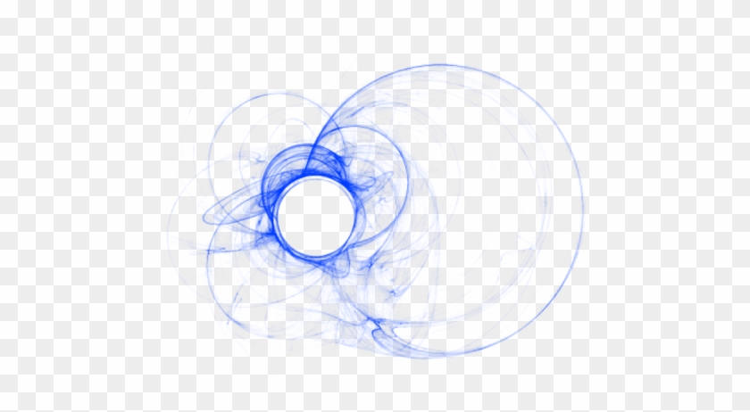 Blue Smoke Png Background Transparent Background - Circle Clipart