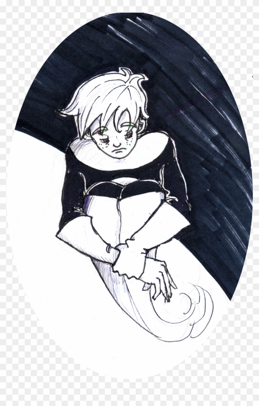 ““inktober - Danny Phantom Angst Clipart #1346326