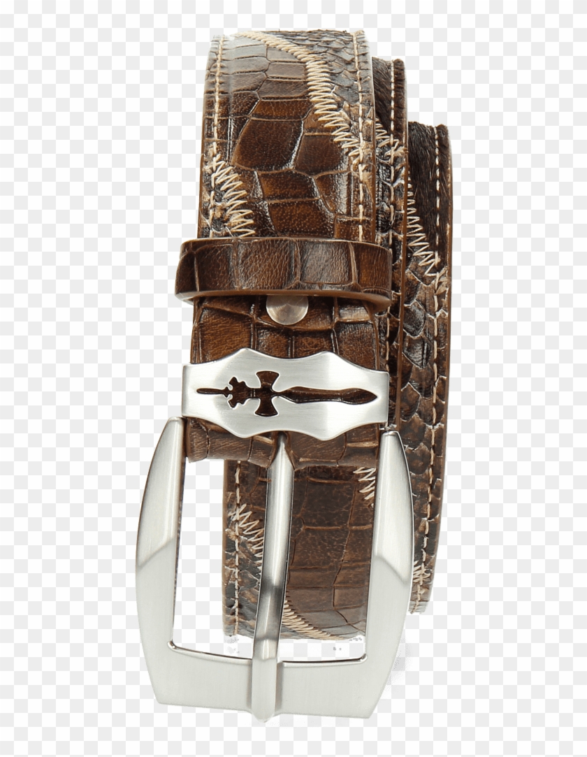 Belts Larry 2 Hair On Crock Snake Dark Brown Chocolate - Belt Clipart