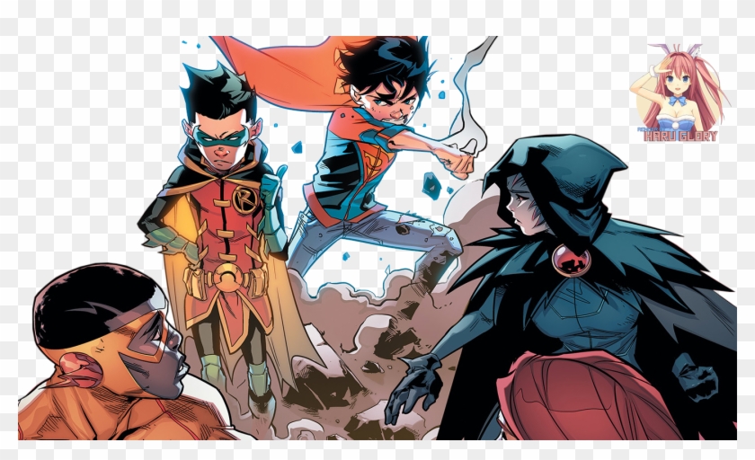 Super Sons Teen Titans Clipart