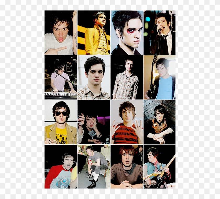 Brendon Urie, Panic At The Disco, And Patd Image - Collage Clipart