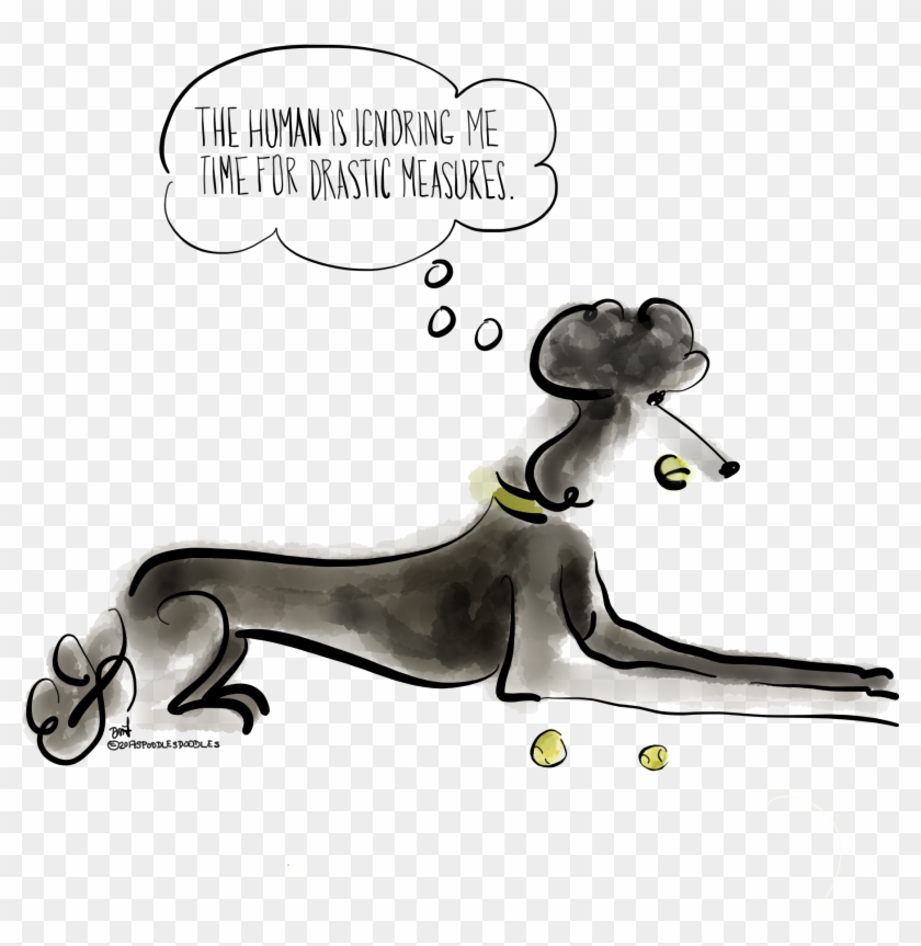 Poodles - Longdog Clipart #1346816