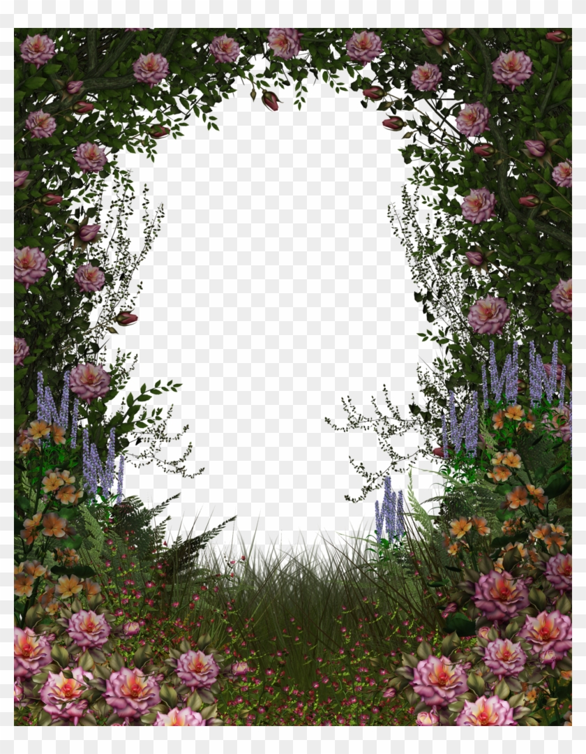 Rose Bush Png - Png File Transparent Background Nature Clipart #1346993